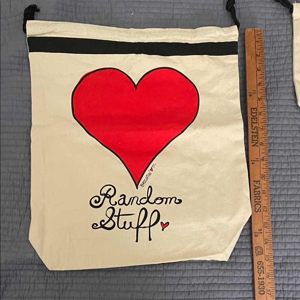Brighton Tote Bags with Red and Black Accents - Picture 3 of 12